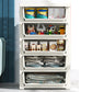 Contemporary Plastic Non-Hanging Armoire 1-Shelf Home Storage Cabinet Clearhalo 'Armoires & Wardrobes' 'armoires_wardrobes' 'Bedroom Furniture' 'furn' 'furn_armoires_wardrobes' 'Furniture' 5590233