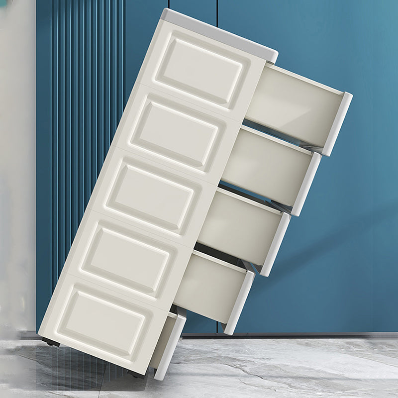 Contemporary Plastic Non-Hanging Armoire 1-Shelf Home Storage Cabinet Clearhalo 'Armoires & Wardrobes' 'armoires_wardrobes' 'Bedroom Furniture' 'furn' 'furn_armoires_wardrobes' 'Furniture' 5590239