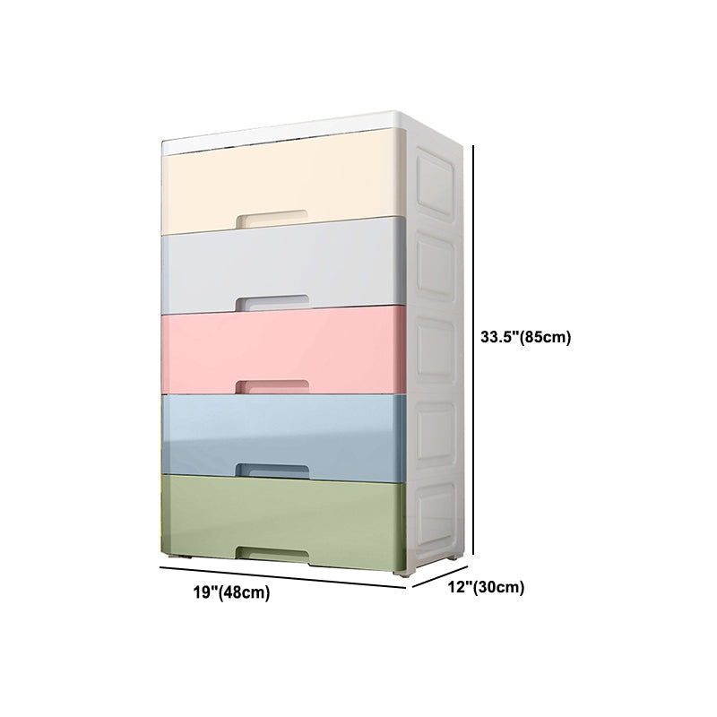 Contemporary Plastic Non-Hanging Armoire 1-Shelf Home Storage Cabinet Clearhalo 'Armoires & Wardrobes' 'armoires_wardrobes' 'Bedroom Furniture' 'furn' 'furn_armoires_wardrobes' 'Furniture' 5590240