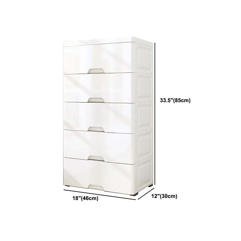 Contemporary Plastic Non-Hanging Armoire 1-Shelf Home Storage Cabinet Clearhalo 'Armoires & Wardrobes' 'armoires_wardrobes' 'Bedroom Furniture' 'furn' 'furn_armoires_wardrobes' 'Furniture' 5590241