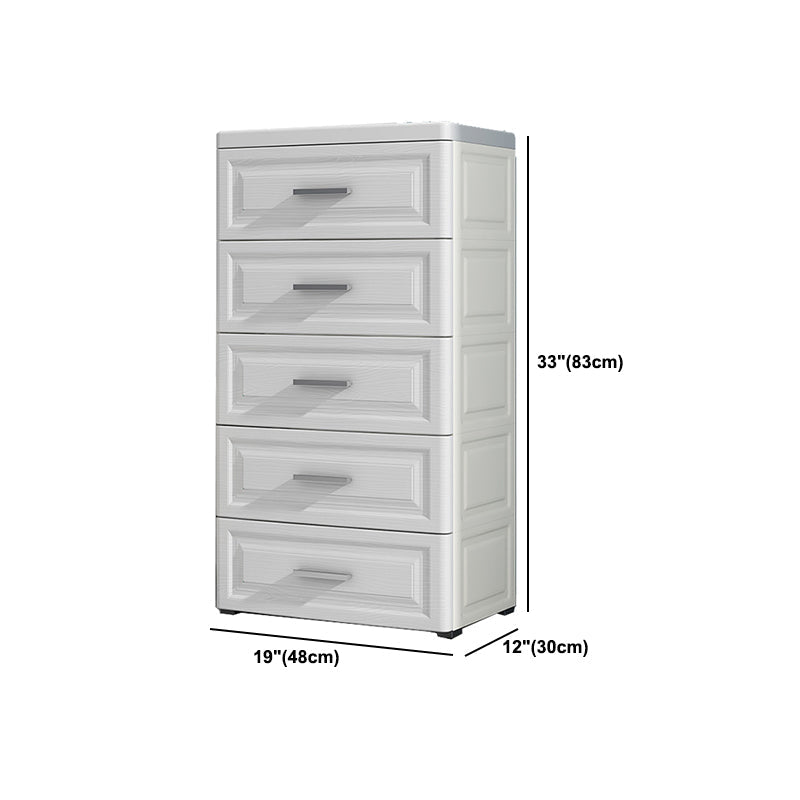 Contemporary Plastic Non-Hanging Armoire 1-Shelf Home Storage Cabinet Clearhalo 'Armoires & Wardrobes' 'armoires_wardrobes' 'Bedroom Furniture' 'furn' 'furn_armoires_wardrobes' 'Furniture' 5590243