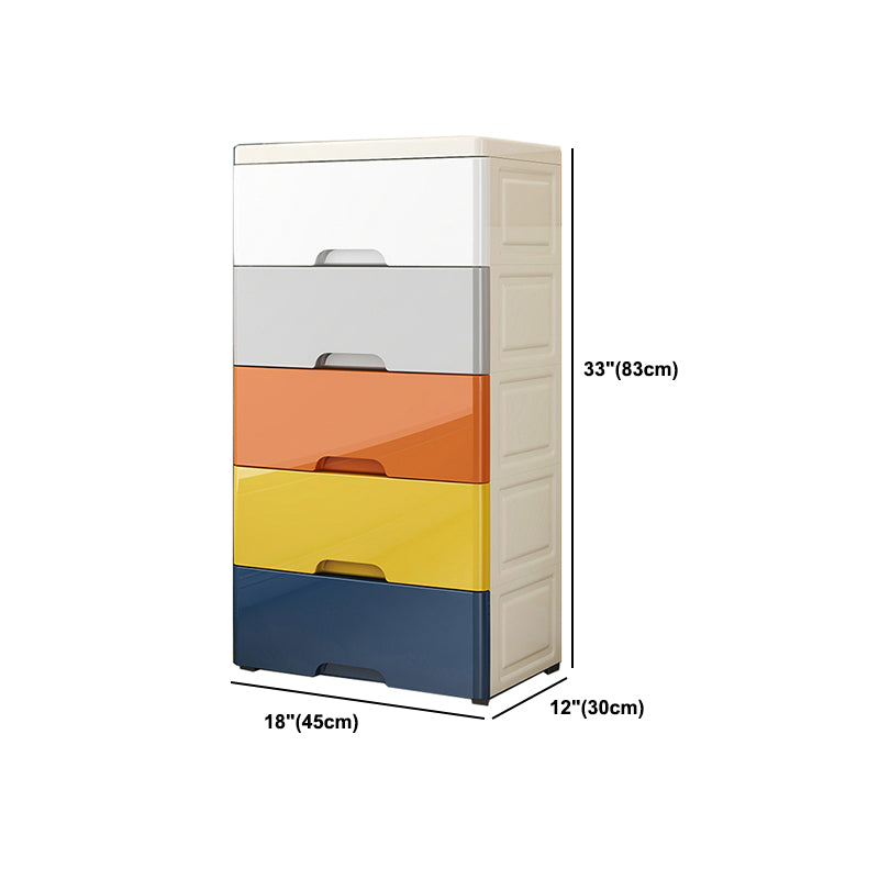 Contemporary Plastic Non-Hanging Armoire 1-Shelf Home Storage Cabinet Clearhalo 'Armoires & Wardrobes' 'armoires_wardrobes' 'Bedroom Furniture' 'furn' 'furn_armoires_wardrobes' 'Furniture' 5590245