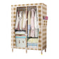 Modern Style Wardrobe Armoire Meringue Wood Frame Wardrobe,33.5"L x 17.7"W x 63"H