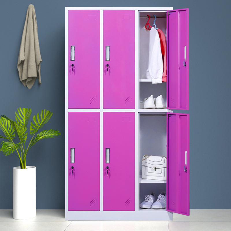Modern Hinged Door Storage Cabinet Matte Finish Cabinet for Home Clearhalo 'Armoires & Wardrobes' 'armoires_wardrobes' 'Bedroom Furniture' 'furn' 'furn_armoires_wardrobes' 'Furniture' 5590413