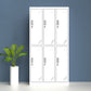 Modern Hinged Door Storage Cabinet Matte Finish Cabinet for Home White 6 Clearhalo 'Armoires & Wardrobes' 'armoires_wardrobes' 'Bedroom Furniture' 'furn' 'furn_armoires_wardrobes' 'Furniture' 5590414