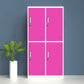 Modern Hinged Door Storage Cabinet Matte Finish Cabinet for Home Pink 4 Clearhalo 'Armoires & Wardrobes' 'armoires_wardrobes' 'Bedroom Furniture' 'furn' 'furn_armoires_wardrobes' 'Furniture' 5590418