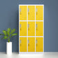 Modern Hinged Door Storage Cabinet Matte Finish Cabinet for Home Yellow 9 Clearhalo 'Armoires & Wardrobes' 'armoires_wardrobes' 'Bedroom Furniture' 'furn' 'furn_armoires_wardrobes' 'Furniture' 5590427