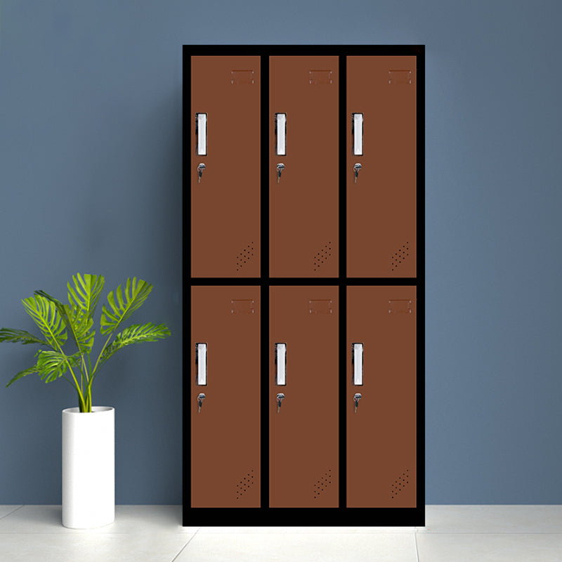 Modern Hinged Door Storage Cabinet Matte Finish Cabinet for Home Brown 6 Clearhalo 'Armoires & Wardrobes' 'armoires_wardrobes' 'Bedroom Furniture' 'furn' 'furn_armoires_wardrobes' 'Furniture' 5590432