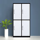 Modern Hinged Door Storage Cabinet Matte Finish Cabinet for Home Black White 4 Clearhalo 'Armoires & Wardrobes' 'armoires_wardrobes' 'Bedroom Furniture' 'furn' 'furn_armoires_wardrobes' 'Furniture' 5590444