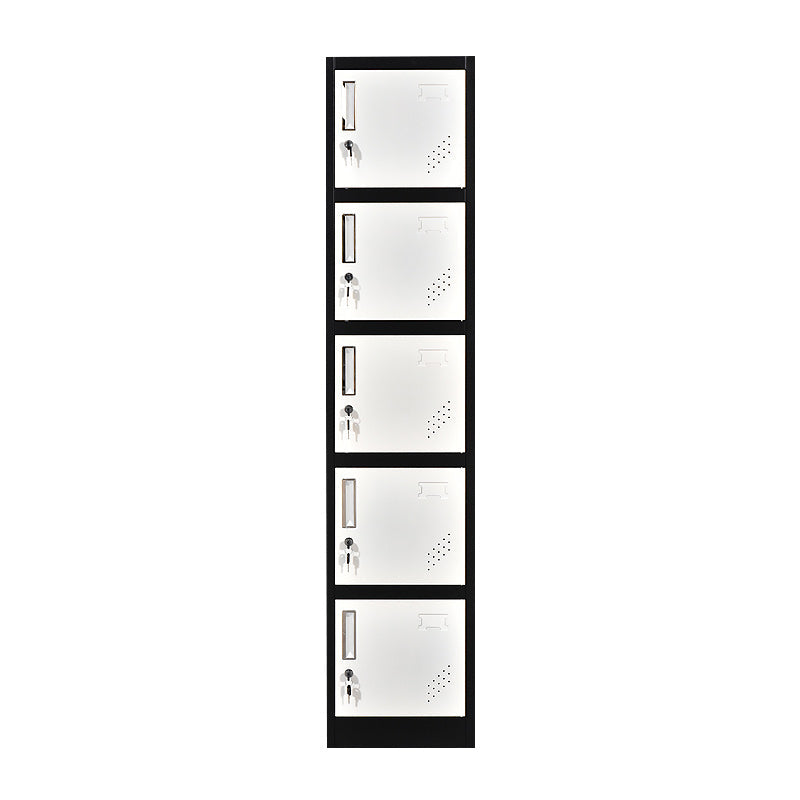 Gabinete de armario de metal contemporáneo con armario con bisagras de bloqueo