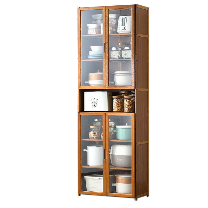 Sideboard in legno ingegnerizzato ingegnerizzato di bambù per cucina