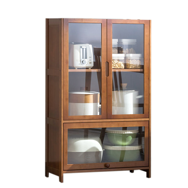 Sideboard in legno ingegnerizzato ingegnerizzato di bambù per cucina