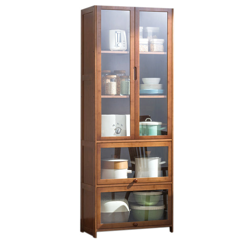 Sideboard in legno ingegnerizzato ingegnerizzato di bambù per cucina