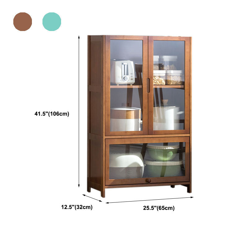 Sideboard in legno ingegnerizzato ingegnerizzato di bambù per cucina