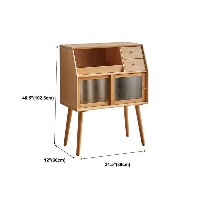 Sideboard di bordo laterale in stile contemporaneo per sala da pranzo