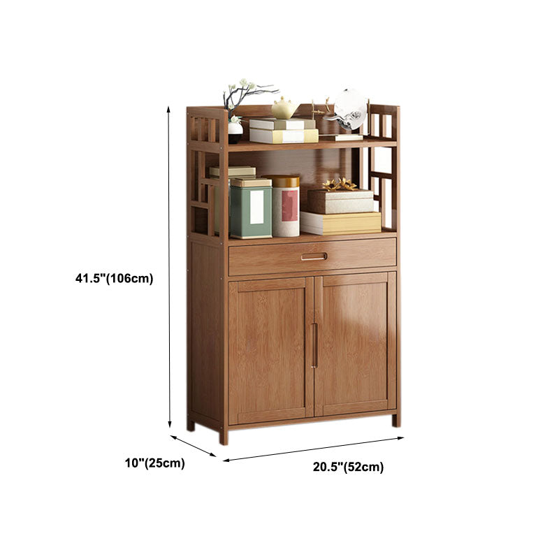 Contemporary Side Board Engineered Wood with Door Sideboard for Dining Room Clearhalo 'buffet_sideboard' 'Buffets & Sideboards' 'furn' 'furn_buffet_sideboard' 'Furniture' 'Kitchen & Dining Furniture' 5590765