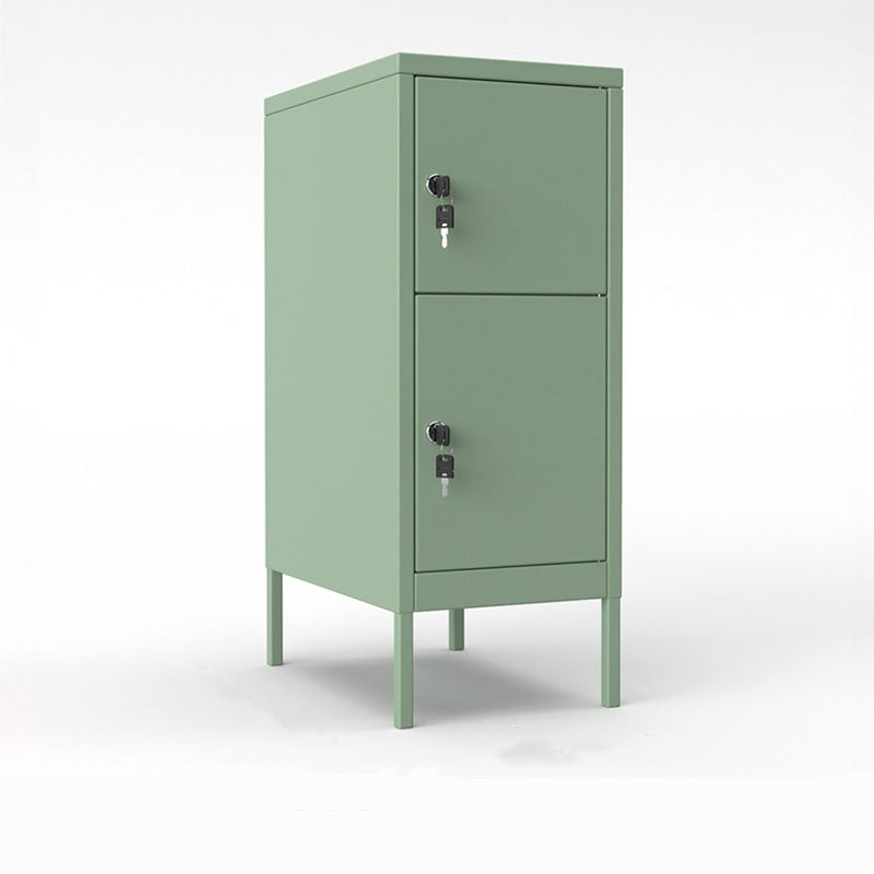 Contemporary Style Side Board Metal Sideboard for Dining Room 13"L x 20"W x 34"H Green Clearhalo 'buffet_sideboard' 'Buffets & Sideboards' 'furn' 'furn_buffet_sideboard' 'Furniture' 'Kitchen & Dining Furniture' 5590844