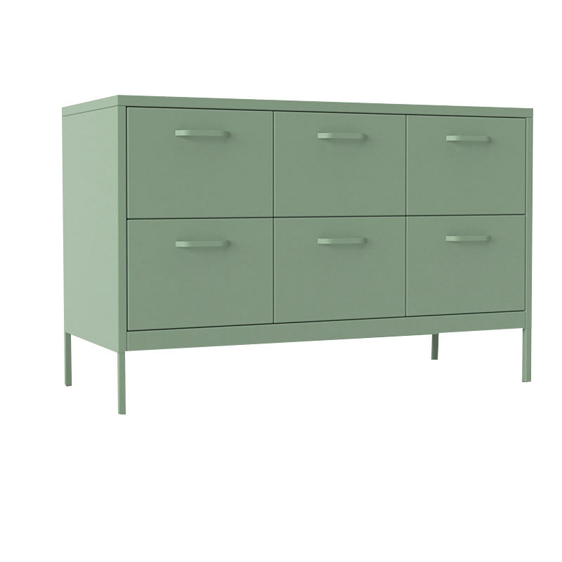 Contemporary Style Side Board Metal Sideboard for Dining Room Clearhalo 'buffet_sideboard' 'Buffets & Sideboards' 'furn' 'furn_buffet_sideboard' 'Furniture' 'Kitchen & Dining Furniture' 5590851