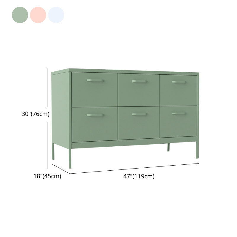 Contemporary Style Side Board Metal Sideboard for Dining Room Clearhalo 'buffet_sideboard' 'Buffets & Sideboards' 'furn' 'furn_buffet_sideboard' 'Furniture' 'Kitchen & Dining Furniture' 5590870