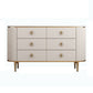 Sideboard in stile glam con cassetti di legno Sideboard per cucina