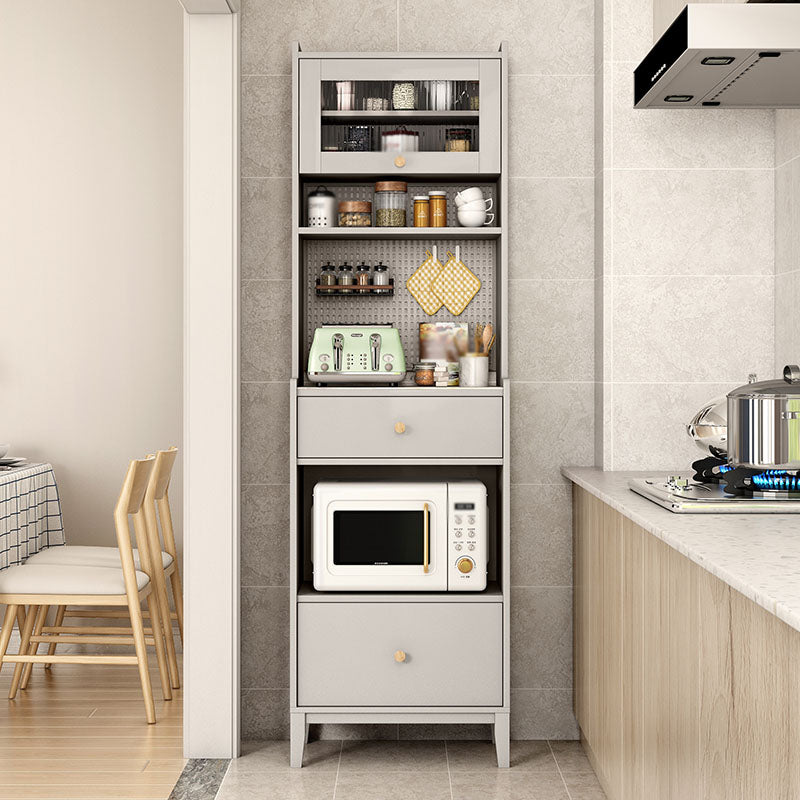 Glam Stone and Wood Server Wood Kitchen Glass Glass Cabinet tampone a buffet con cassetti