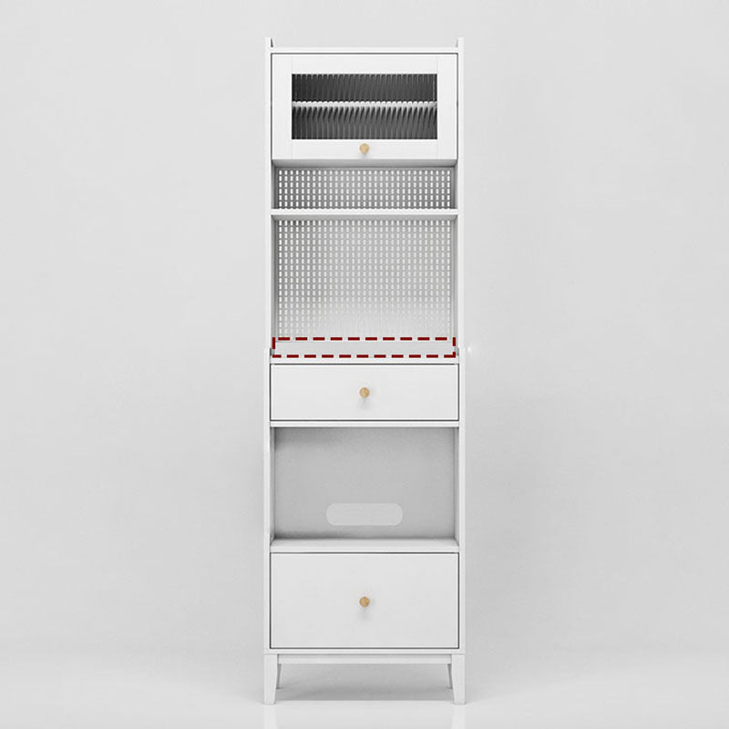 Glam Stone and Wood Server Wood Kitchen Glass Glass Cabinet tampone a buffet con cassetti