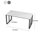 29.52" H Modern Stone Writing Desk Sled Rectangular Office Desk for Home