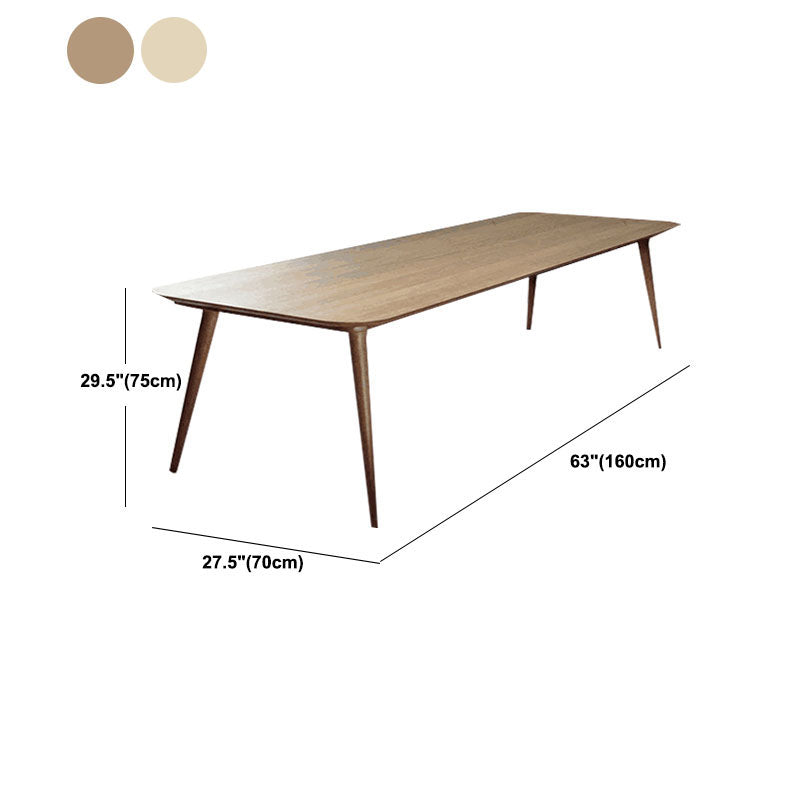 ダイニングルーム用のモダンな苦しめられた木製オフィスデスクの錆びたぎテーブル