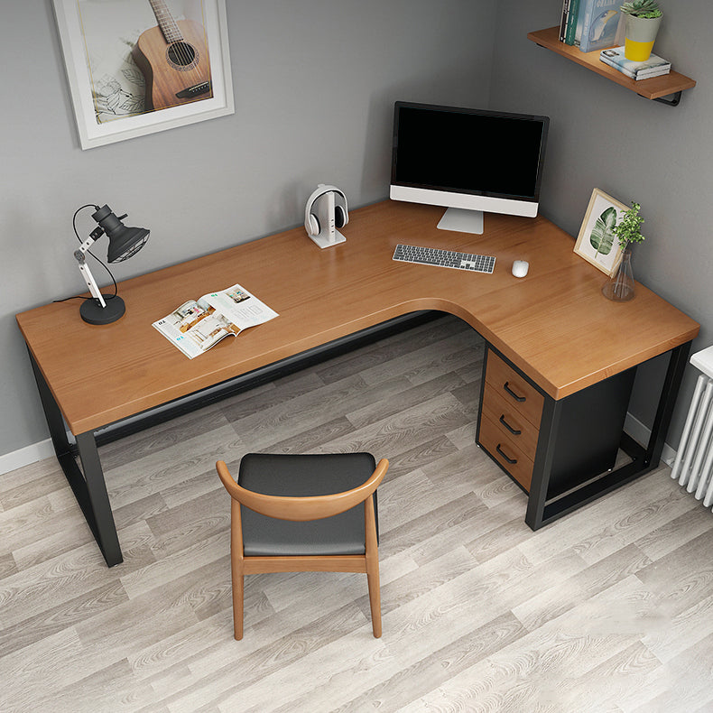 ソリッドウッドホームライティングテーブル産業オフィスワーキングテーブル