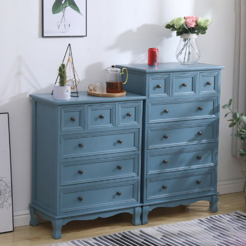 Nautische matte Oberfläche Aufbewahrungstruhe Massivholz Schlafzimmer Kommode