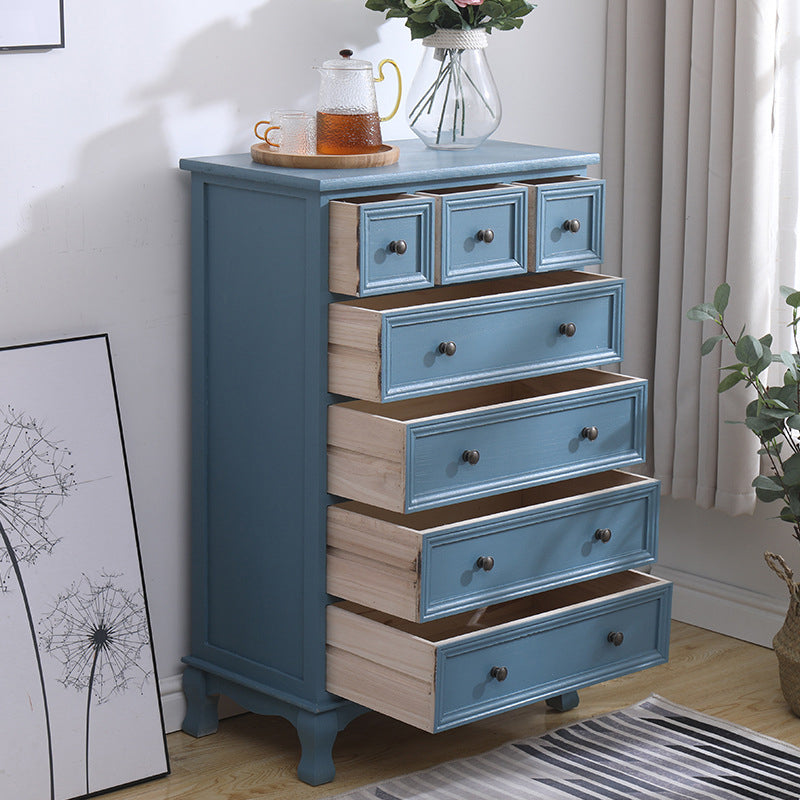 Nautical Matte Finish Storage Chest Solid Wood Bedroom Dresser Clearhalo 'Bedroom Furniture' 'Dressers & Chests' 'dressers_chests' 'furn' 'furn_dressers_chests' 'Furniture' 5591451
