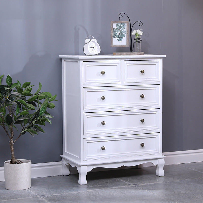 Nautische matte Oberfläche Aufbewahrungstruhe Massivholz Schlafzimmer Kommode