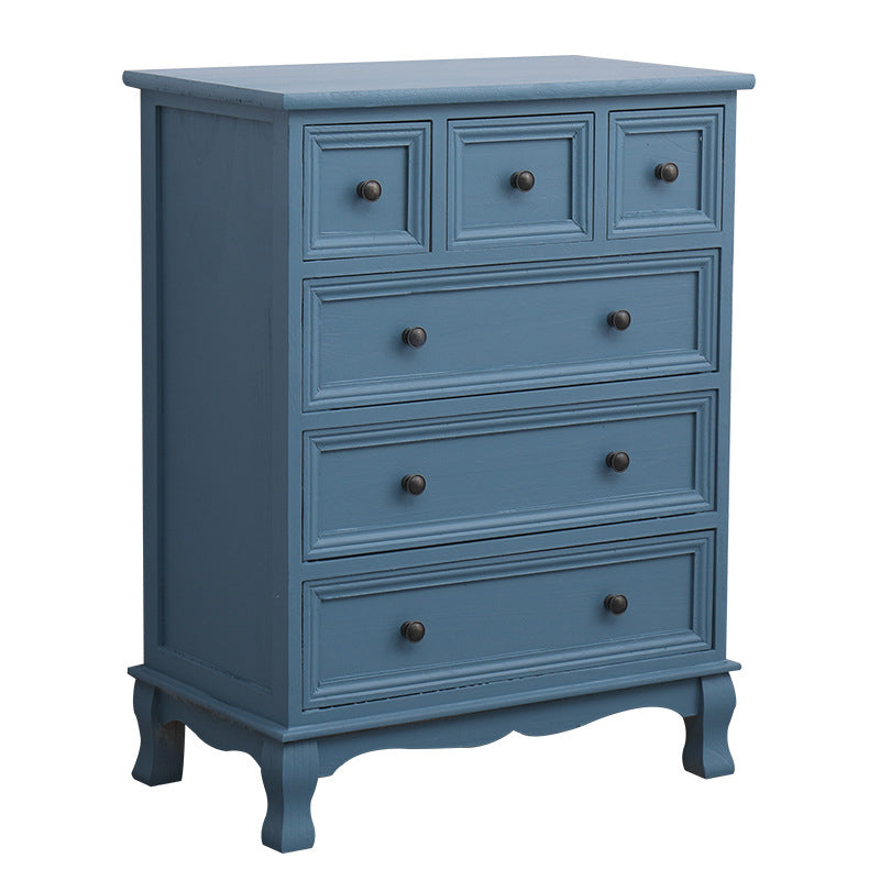 Nautical Matte Finish Storage Chest Solid Wood Bedroom Dresser Clearhalo 'Bedroom Furniture' 'Dressers & Chests' 'dressers_chests' 'furn' 'furn_dressers_chests' 'Furniture' 5591453