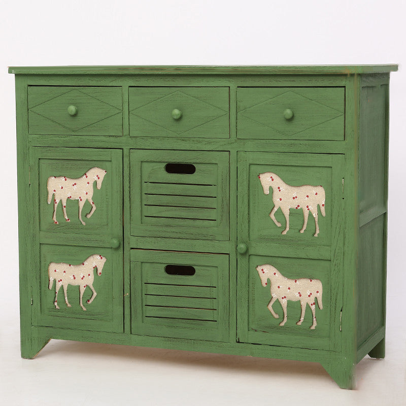 Nautical Matte Finish Storage Chest Solid Wood Bedroom Dresser 35.4"L x 13.8"W x 28.7"H Green Clearhalo 'Bedroom Furniture' 'Dressers & Chests' 'dressers_chests' 'furn' 'furn_dressers_chests' 'Furniture' 5591478