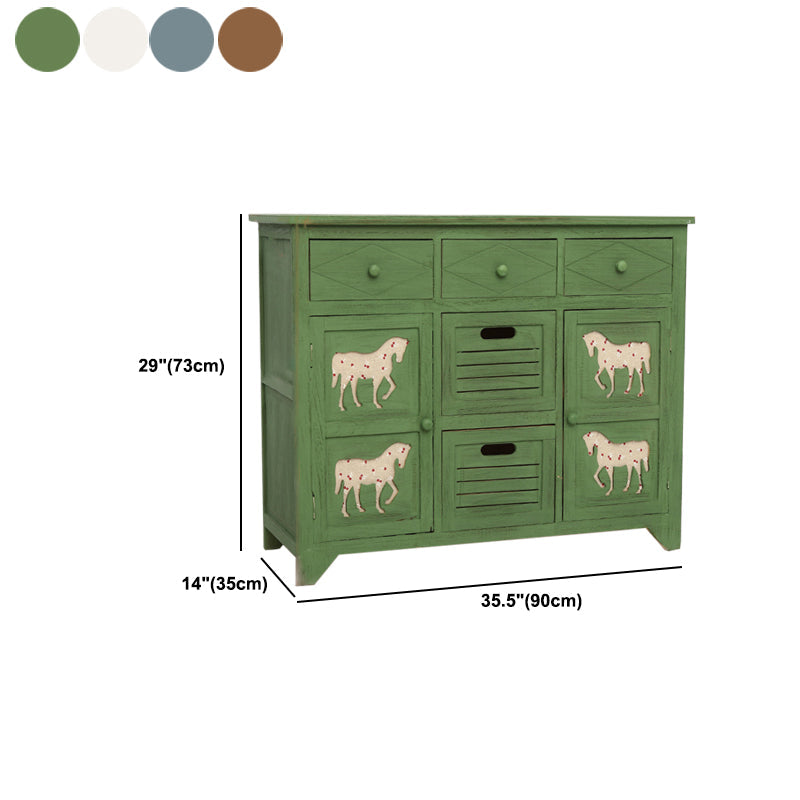 Nautical Matte Finish Storage Chest Solid Wood Bedroom Dresser Clearhalo 'Bedroom Furniture' 'Dressers & Chests' 'dressers_chests' 'furn' 'furn_dressers_chests' 'Furniture' 5591491