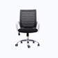 Black Mesh Office Chair Plastic Frame Desk Chair with Wheels White 1 Piece Clearhalo 'furn' 'furn_office_chair' 'Furniture' 'Office Chairs' 'Office Furniture' 'office_chair' 5591524