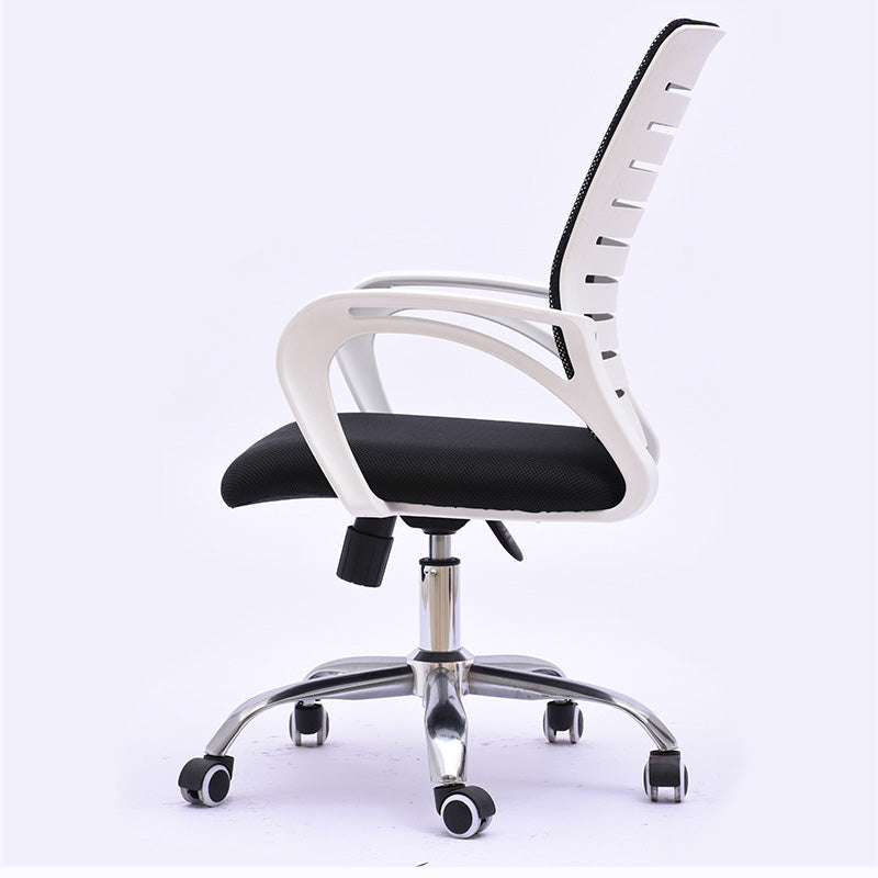 Black Mesh Office Chair Plastic Frame Desk Chair with Wheels Clearhalo 'furn' 'furn_office_chair' 'Furniture' 'Office Chairs' 'Office Furniture' 'office_chair' 5591526