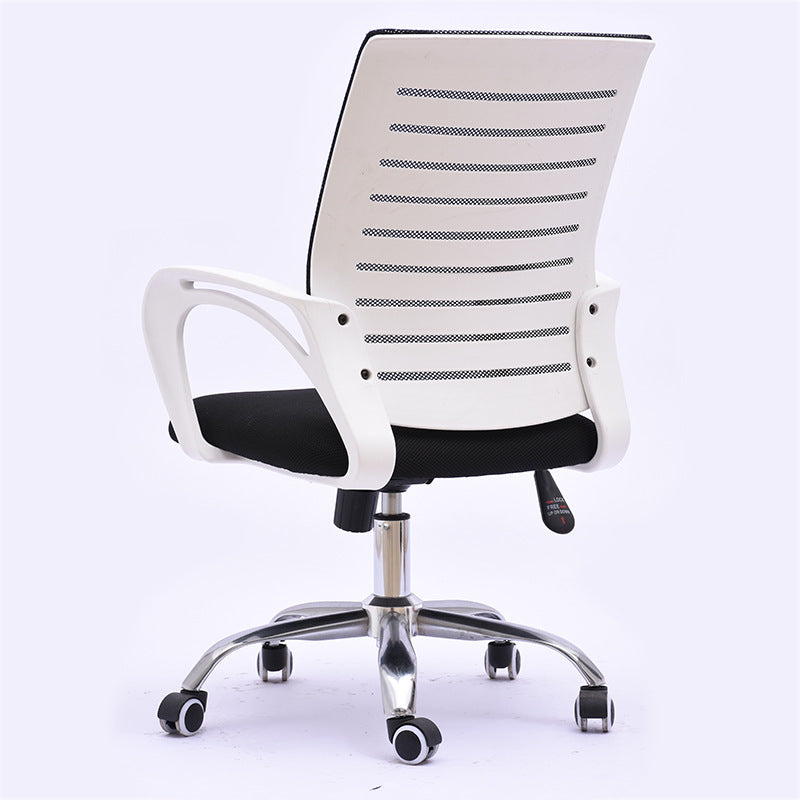 Black Mesh Office Chair Plastic Frame Desk Chair with Wheels Clearhalo 'furn' 'furn_office_chair' 'Furniture' 'Office Chairs' 'Office Furniture' 'office_chair' 5591528