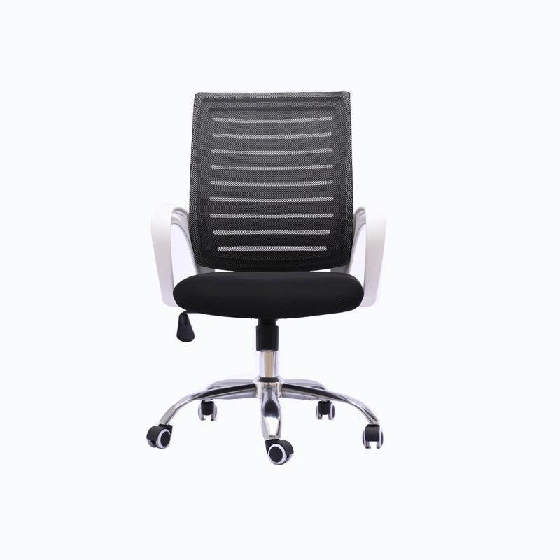 Black Mesh Office Chair Plastic Frame Desk Chair with Wheels Clearhalo 'furn' 'furn_office_chair' 'Furniture' 'Office Chairs' 'Office Furniture' 'office_chair' 5591531