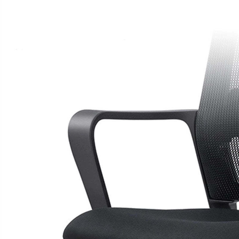 Black Mesh Office Chair Home Rotatable Desk Chair with Wheels Clearhalo 'furn' 'furn_office_chair' 'Furniture' 'Office Chairs' 'Office Furniture' 'office_chair' 5591554