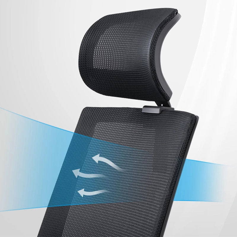 Black Mesh Office Chair Home Rotatable Desk Chair with Wheels Clearhalo 'furn' 'furn_office_chair' 'Furniture' 'Office Chairs' 'Office Furniture' 'office_chair' 5591556