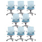 Rotatable Mesh Office Chair Nylon Frame Desk Chair with Wheels