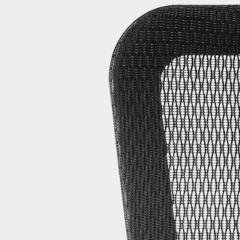 Chaise de bureau rotative en maille avec dossier haut noir, chaise de travail avec roulettes
