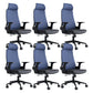 High Back Task Chair Mesh Adjustable Arm Office Chair with Wheels