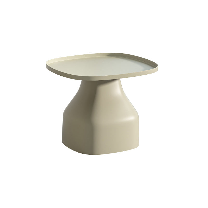 Moderne plastic nachttafel ronde niet-opslag 18 inch h bed nachtkastje