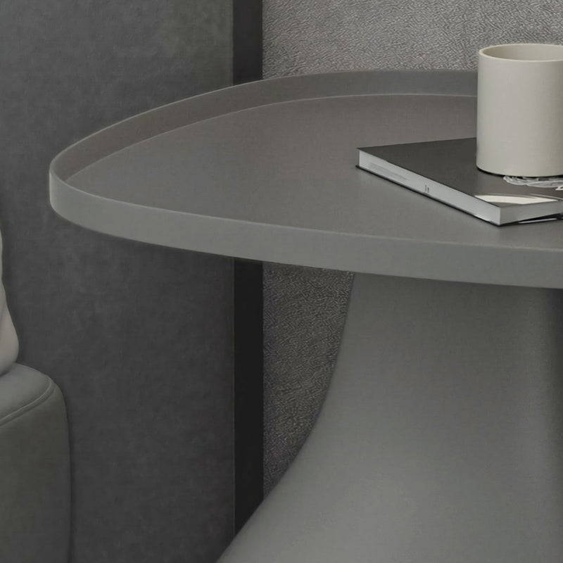 Moderne plastic nachttafel ronde niet-opslag 18 inch h bed nachtkastje