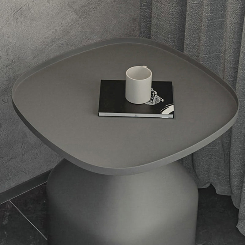 Moderne plastic nachttafel ronde niet-opslag 18 inch h bed nachtkastje