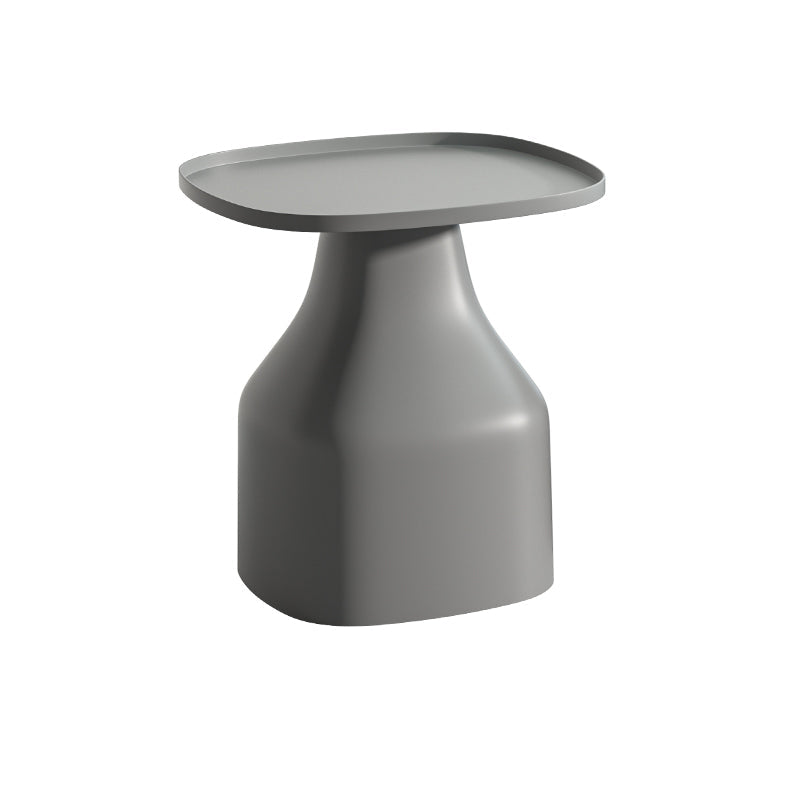 Moderne plastic nachttafel ronde niet-opslag 18 inch h bed nachtkastje