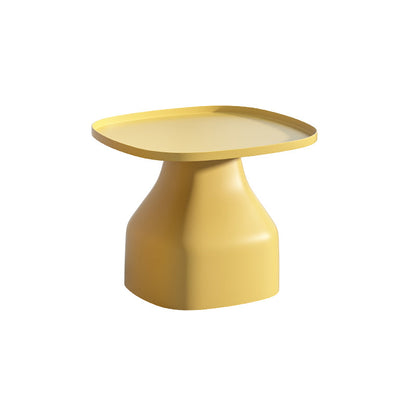 Moderne plastic nachttafel ronde niet-opslag 18 inch h bed nachtkastje