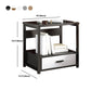 Modern Drawer Storage Nightstand 20 Inch H Imitation Wood Shelf Included Night Table Clearhalo 'Bedroom Furniture' 'furn' 'furn_night_stand' 'Furniture' 'night_stand' 'Nightstands' 5592197